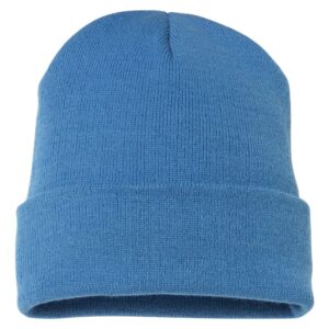 Blue Cuffed Beanie